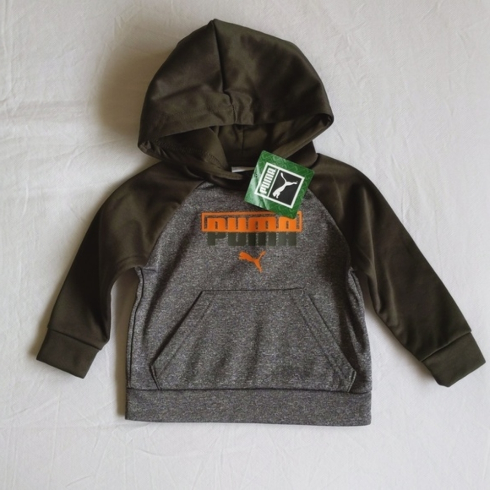NEW puma logo hoodie sweatshirt 6-9 months baby